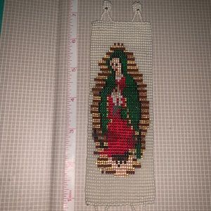 Handcrafted beaded bracelet.